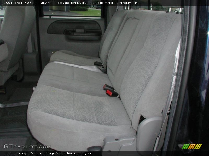 True Blue Metallic / Medium Flint 2004 Ford F350 Super Duty XLT Crew Cab 4x4 Dually