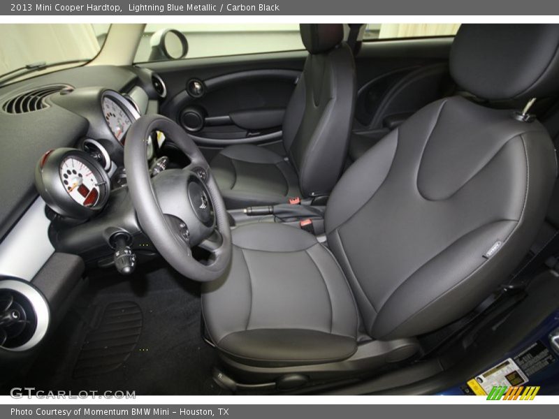 Lightning Blue Metallic / Carbon Black 2013 Mini Cooper Hardtop
