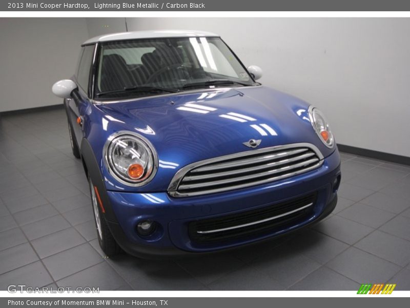 Lightning Blue Metallic / Carbon Black 2013 Mini Cooper Hardtop