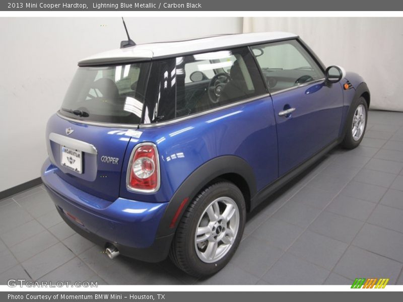 Lightning Blue Metallic / Carbon Black 2013 Mini Cooper Hardtop