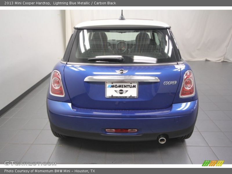 Lightning Blue Metallic / Carbon Black 2013 Mini Cooper Hardtop