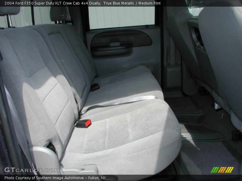True Blue Metallic / Medium Flint 2004 Ford F350 Super Duty XLT Crew Cab 4x4 Dually
