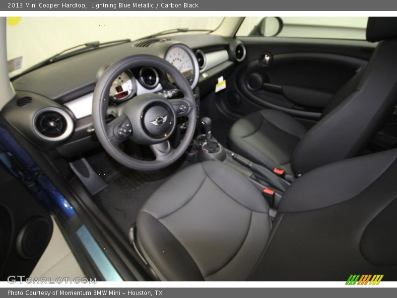 Lightning Blue Metallic / Carbon Black 2013 Mini Cooper Hardtop