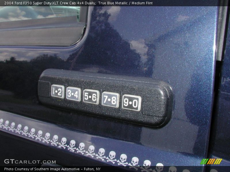 True Blue Metallic / Medium Flint 2004 Ford F350 Super Duty XLT Crew Cab 4x4 Dually