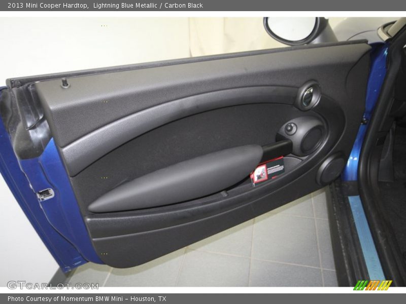 Lightning Blue Metallic / Carbon Black 2013 Mini Cooper Hardtop