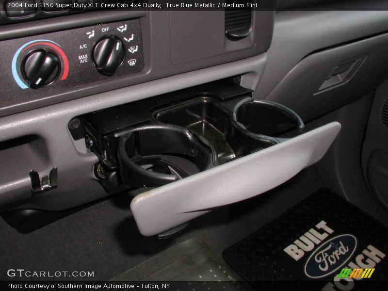 True Blue Metallic / Medium Flint 2004 Ford F350 Super Duty XLT Crew Cab 4x4 Dually