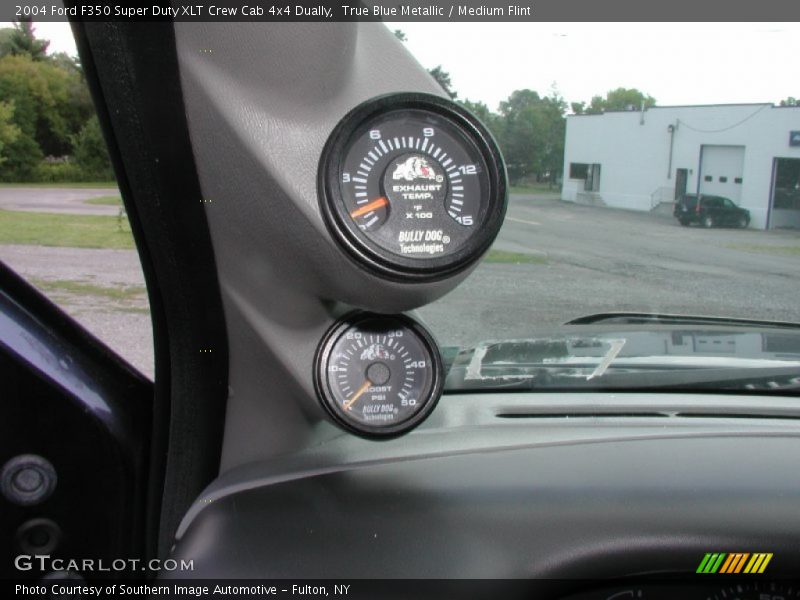 True Blue Metallic / Medium Flint 2004 Ford F350 Super Duty XLT Crew Cab 4x4 Dually