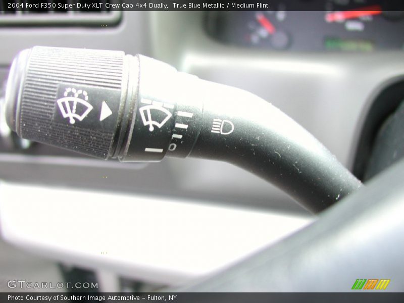 True Blue Metallic / Medium Flint 2004 Ford F350 Super Duty XLT Crew Cab 4x4 Dually