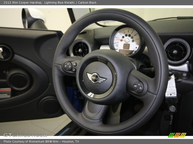 Lightning Blue Metallic / Carbon Black 2013 Mini Cooper Hardtop