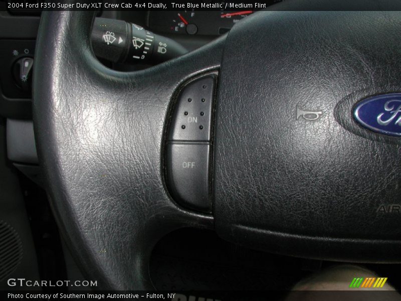 True Blue Metallic / Medium Flint 2004 Ford F350 Super Duty XLT Crew Cab 4x4 Dually