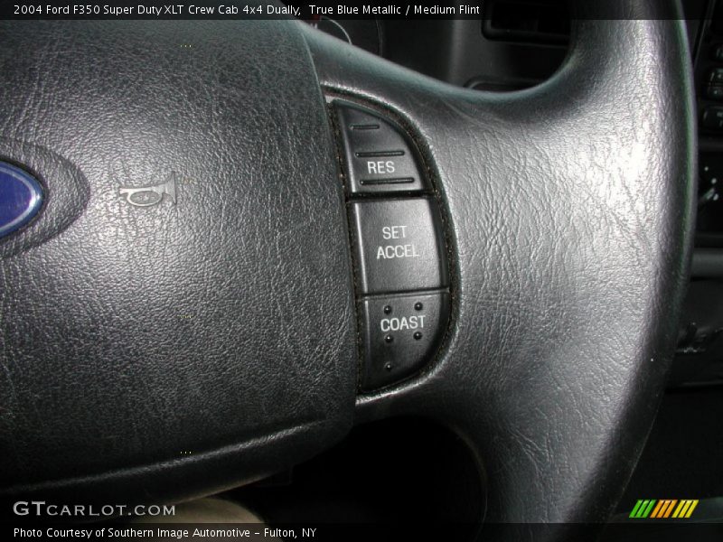 True Blue Metallic / Medium Flint 2004 Ford F350 Super Duty XLT Crew Cab 4x4 Dually