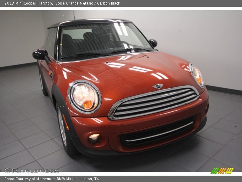 Spice Orange Metallic / Carbon Black 2013 Mini Cooper Hardtop