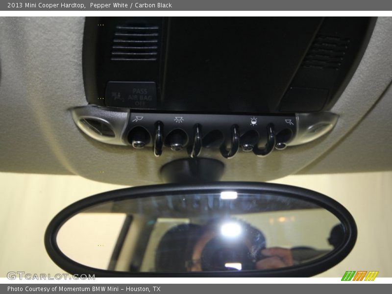 Pepper White / Carbon Black 2013 Mini Cooper Hardtop