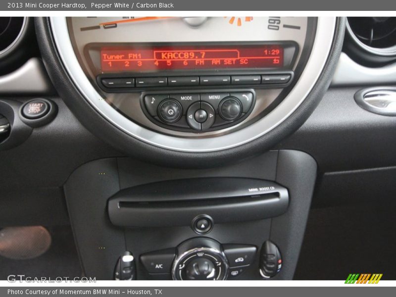 Pepper White / Carbon Black 2013 Mini Cooper Hardtop