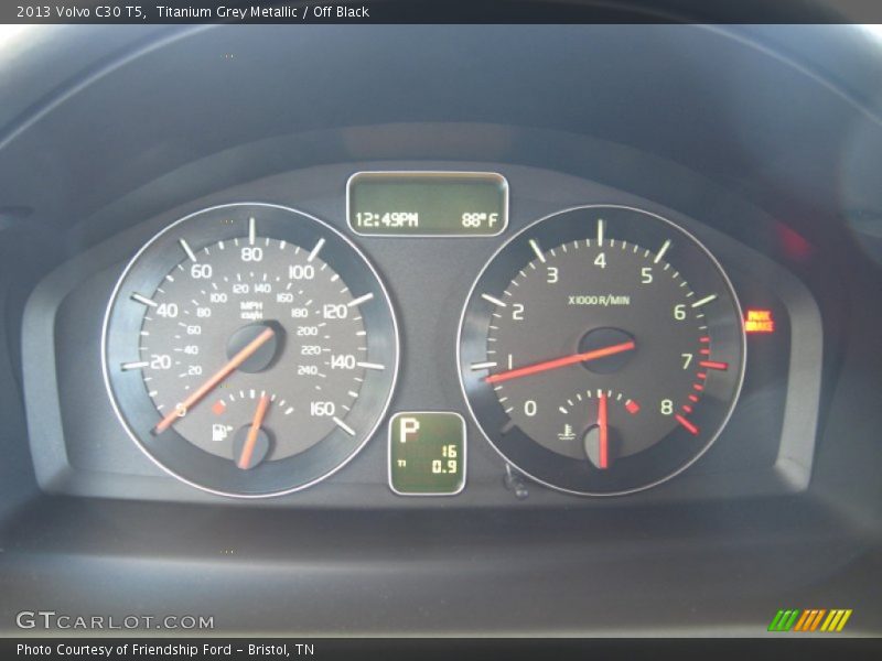  2013 C30 T5 T5 Gauges