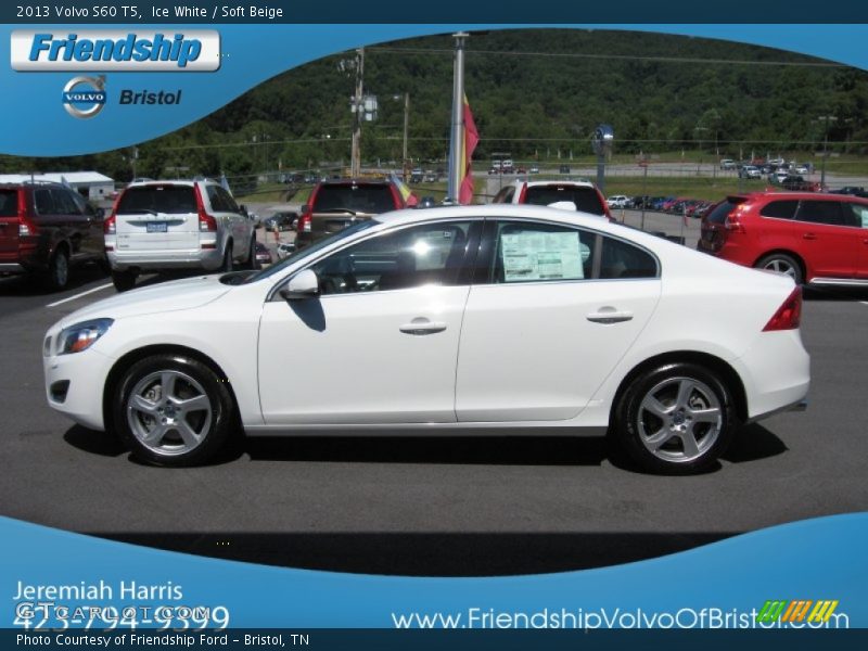 Ice White / Soft Beige 2013 Volvo S60 T5
