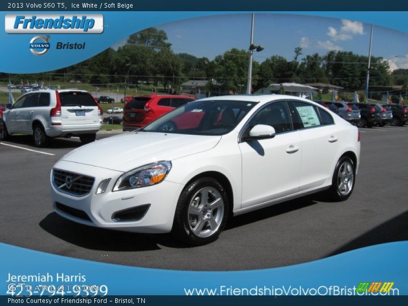 Ice White / Soft Beige 2013 Volvo S60 T5