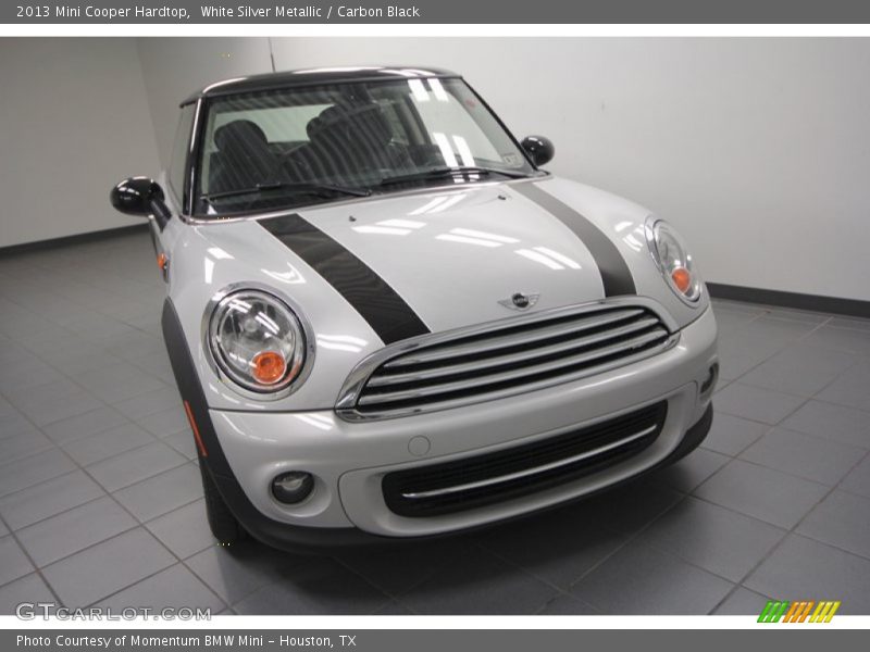White Silver Metallic / Carbon Black 2013 Mini Cooper Hardtop