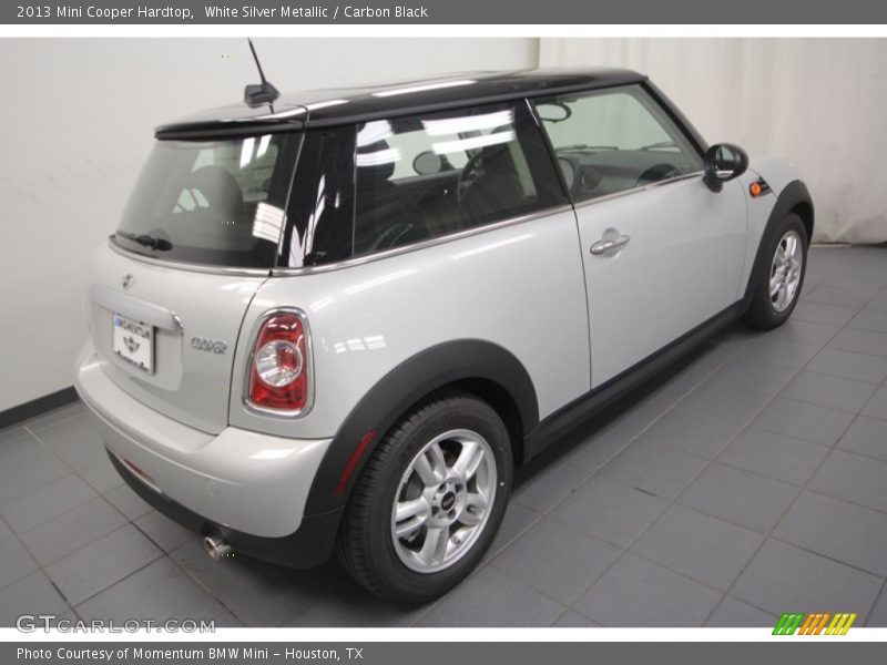 White Silver Metallic / Carbon Black 2013 Mini Cooper Hardtop