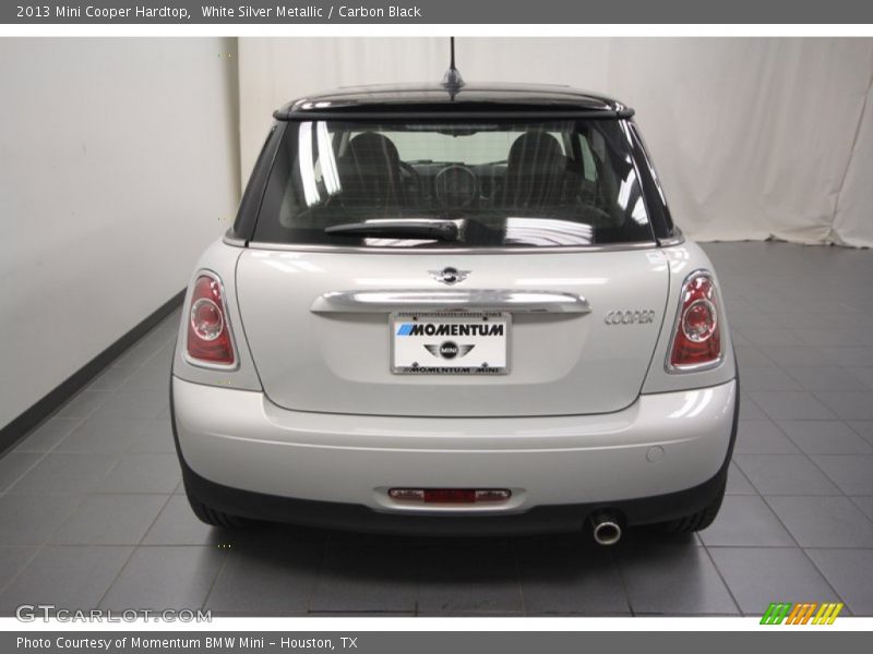White Silver Metallic / Carbon Black 2013 Mini Cooper Hardtop
