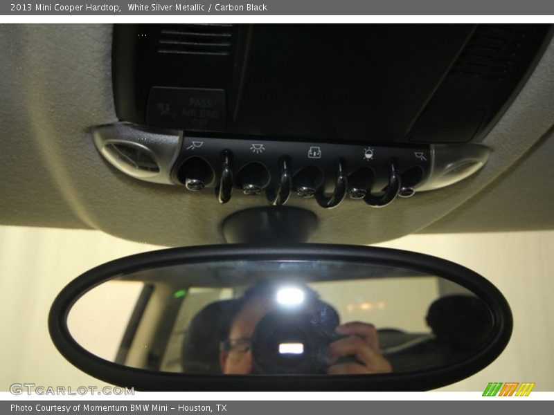 White Silver Metallic / Carbon Black 2013 Mini Cooper Hardtop