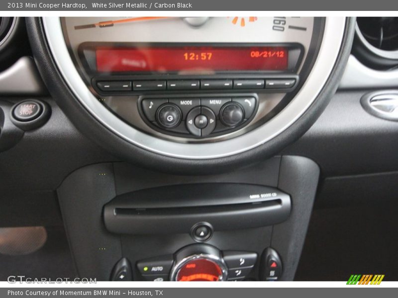 White Silver Metallic / Carbon Black 2013 Mini Cooper Hardtop