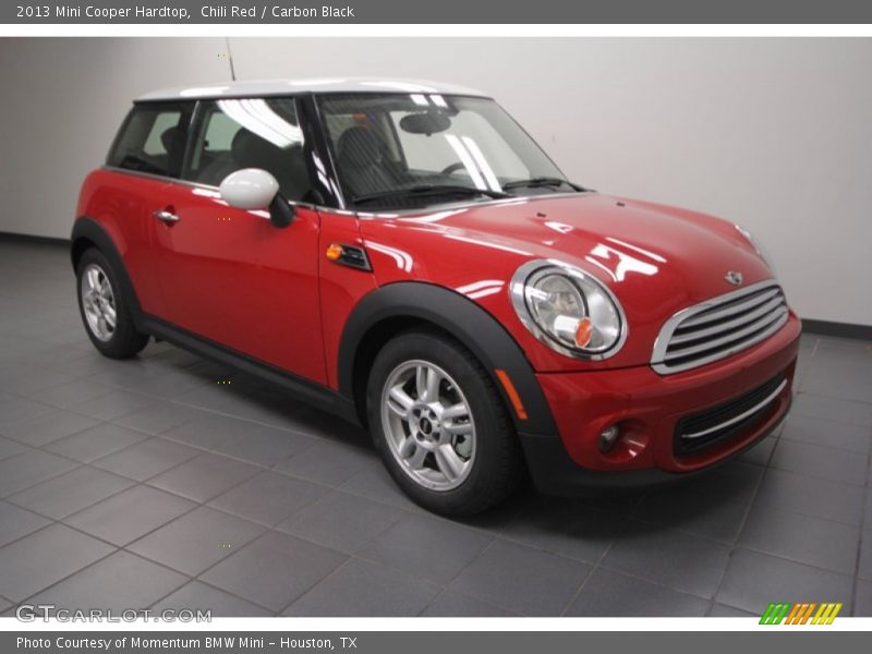 Chili Red / Carbon Black 2013 Mini Cooper Hardtop
