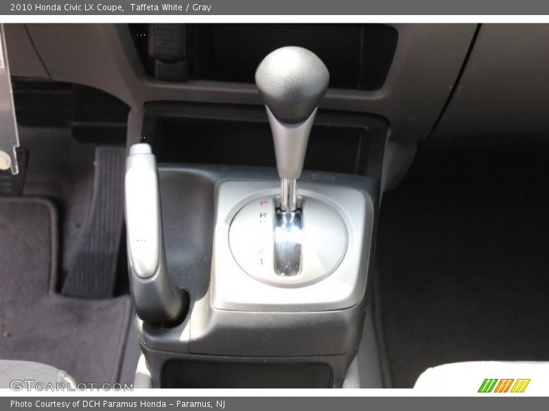 Taffeta White / Gray 2010 Honda Civic LX Coupe