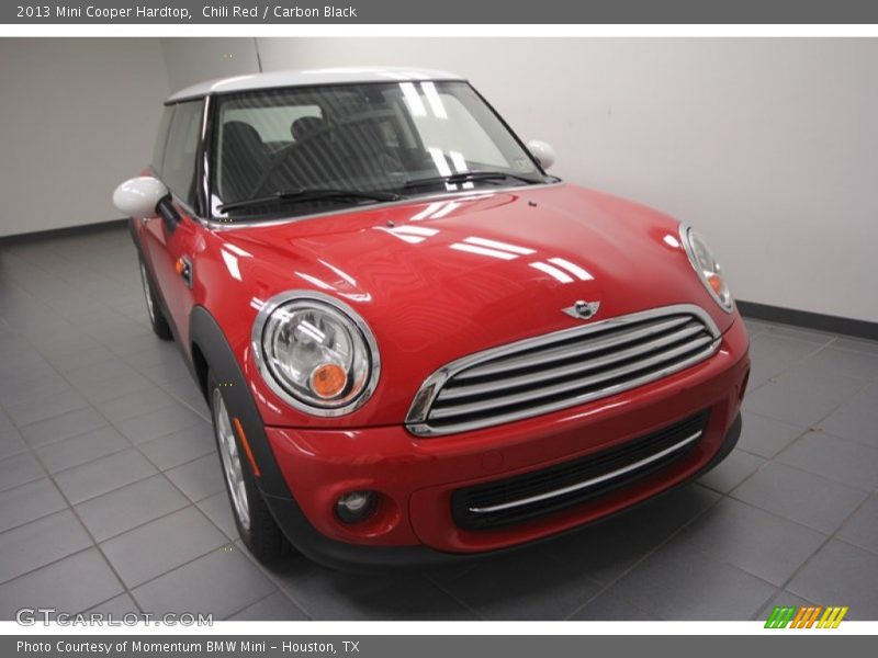 Chili Red / Carbon Black 2013 Mini Cooper Hardtop