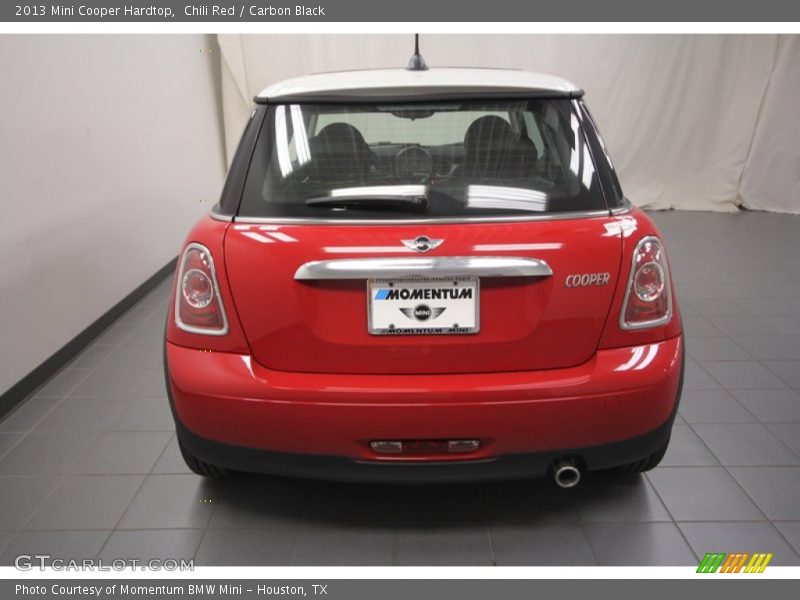 Chili Red / Carbon Black 2013 Mini Cooper Hardtop