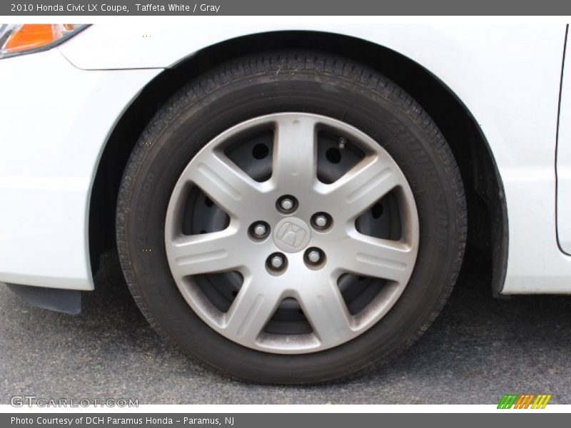 Taffeta White / Gray 2010 Honda Civic LX Coupe