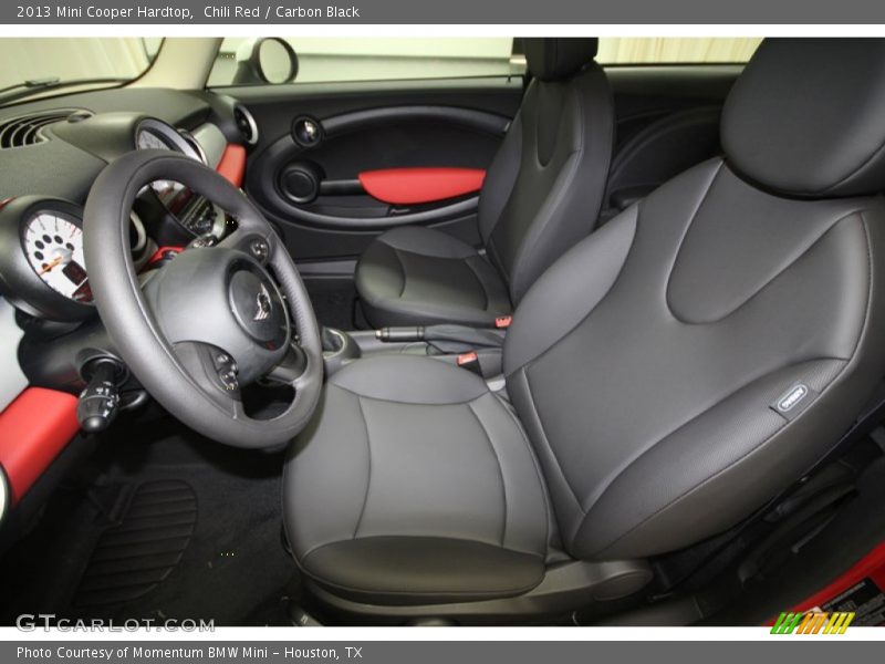 Front Seat of 2013 Cooper Hardtop