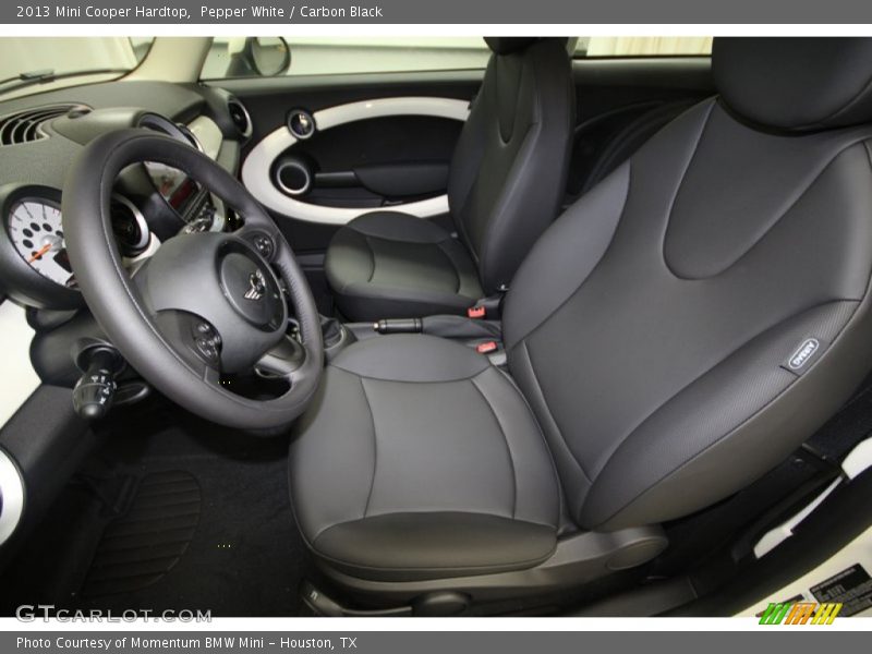 Pepper White / Carbon Black 2013 Mini Cooper Hardtop