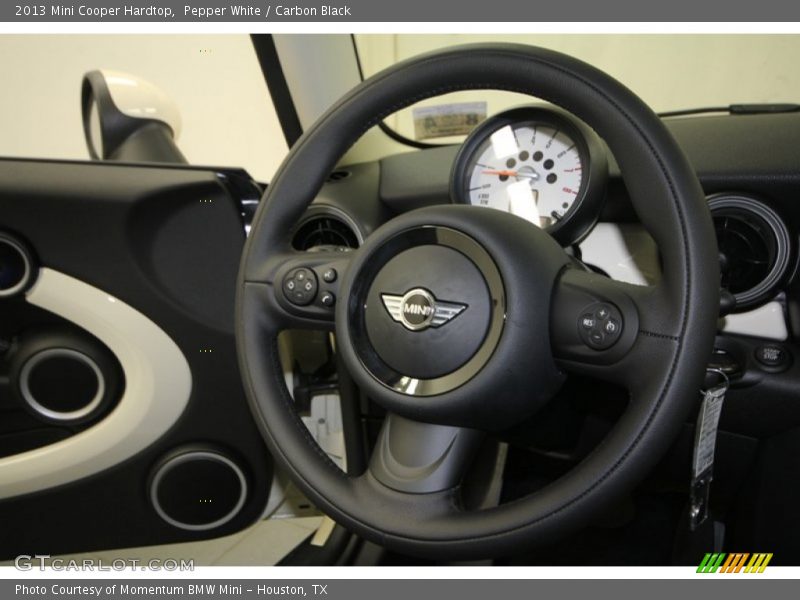 Pepper White / Carbon Black 2013 Mini Cooper Hardtop
