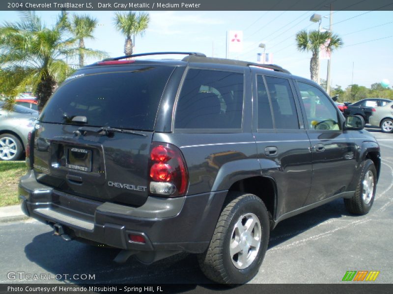 Dark Gray Metallic / Medium Pewter 2004 Chevrolet TrailBlazer LS