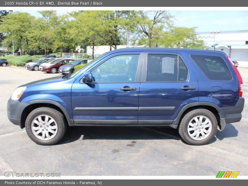 Eternal Blue Pearl / Black 2005 Honda CR-V EX 4WD