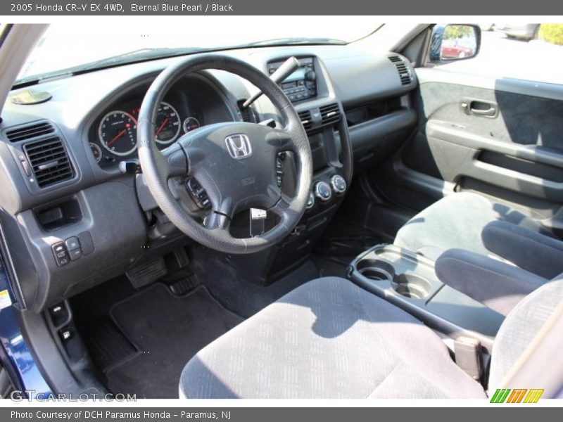 Eternal Blue Pearl / Black 2005 Honda CR-V EX 4WD