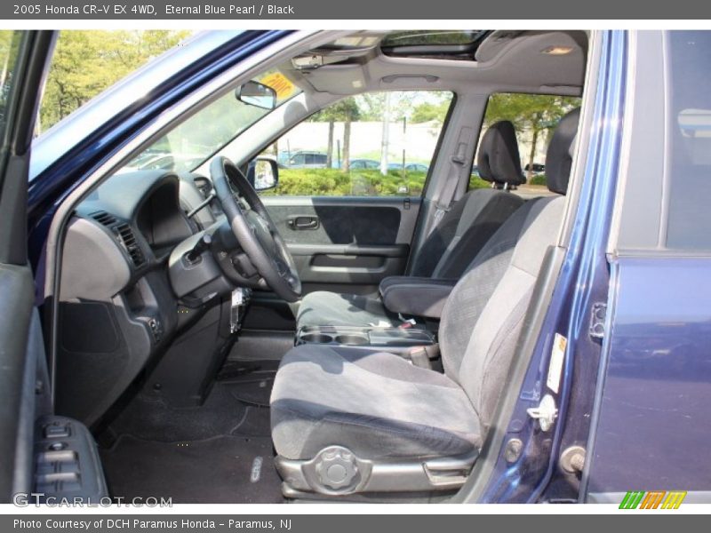 Eternal Blue Pearl / Black 2005 Honda CR-V EX 4WD