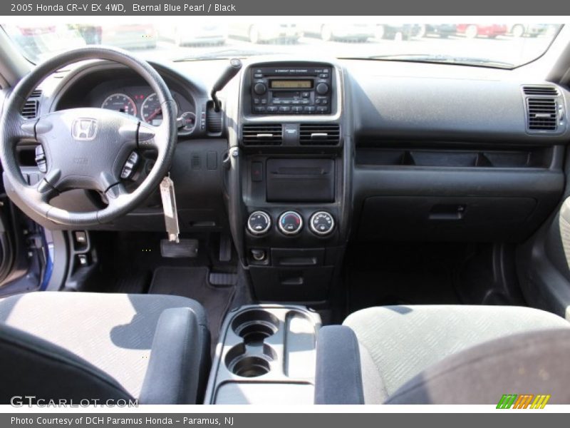 Eternal Blue Pearl / Black 2005 Honda CR-V EX 4WD