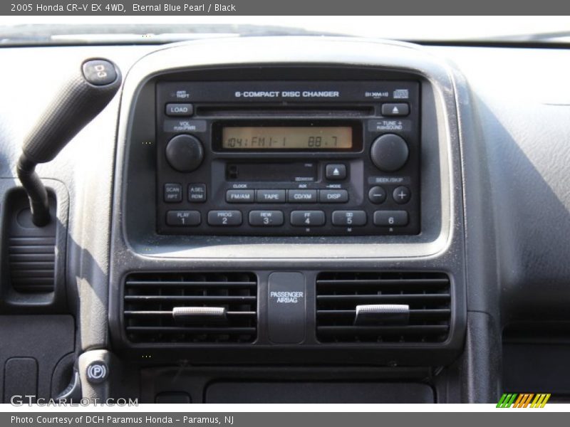Eternal Blue Pearl / Black 2005 Honda CR-V EX 4WD