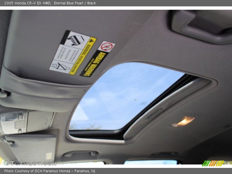 Eternal Blue Pearl / Black 2005 Honda CR-V EX 4WD