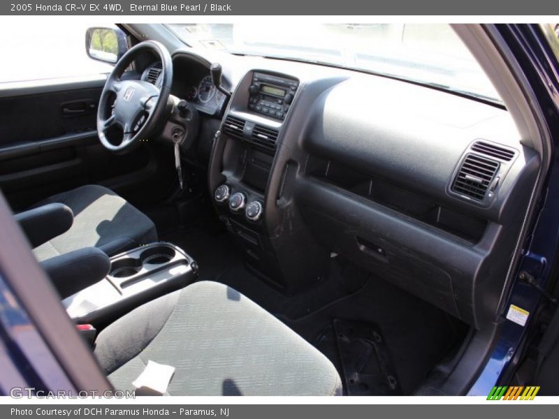 Eternal Blue Pearl / Black 2005 Honda CR-V EX 4WD
