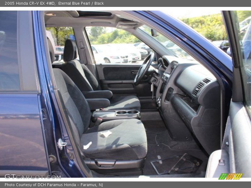 Eternal Blue Pearl / Black 2005 Honda CR-V EX 4WD