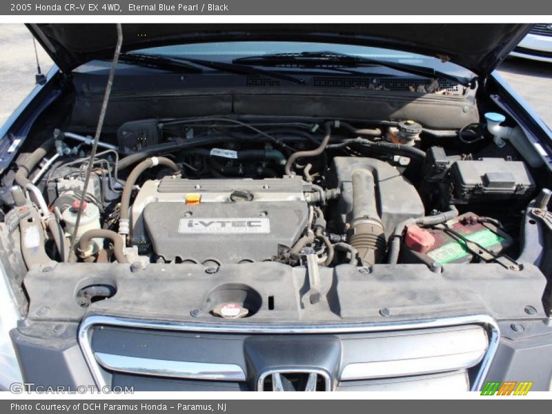 Eternal Blue Pearl / Black 2005 Honda CR-V EX 4WD