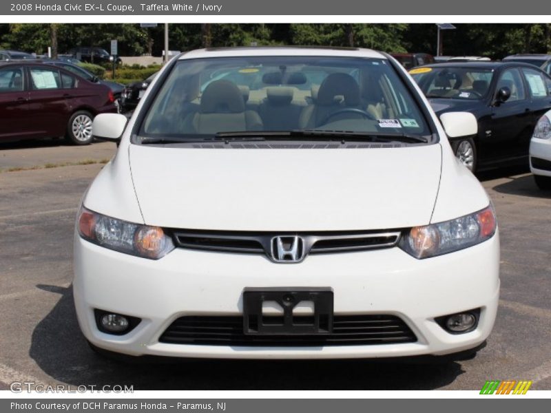 Taffeta White / Ivory 2008 Honda Civic EX-L Coupe