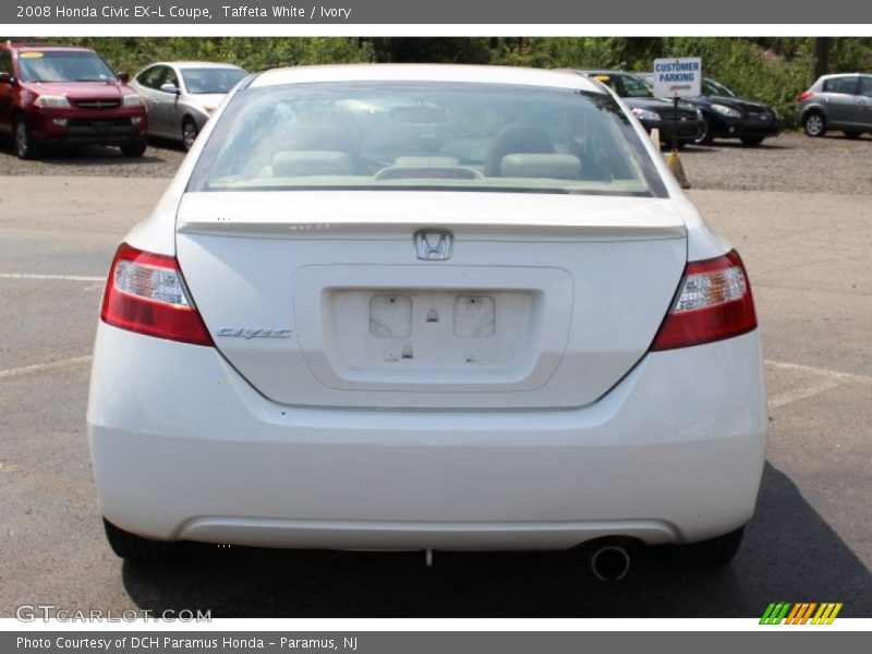Taffeta White / Ivory 2008 Honda Civic EX-L Coupe