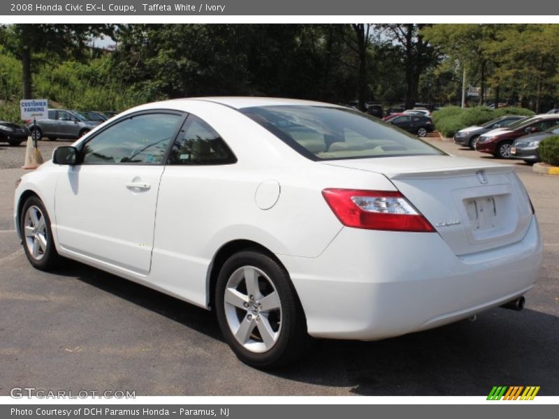 Taffeta White / Ivory 2008 Honda Civic EX-L Coupe