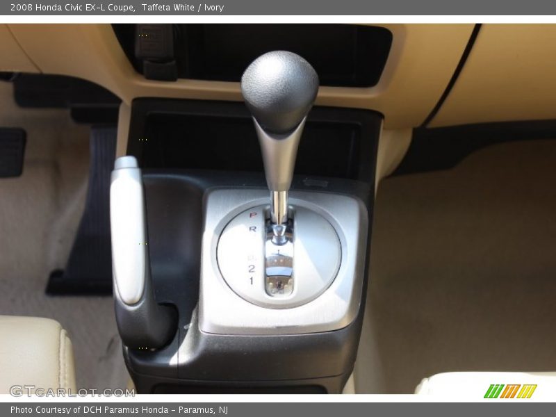 Taffeta White / Ivory 2008 Honda Civic EX-L Coupe
