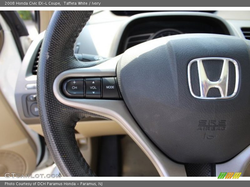 Taffeta White / Ivory 2008 Honda Civic EX-L Coupe