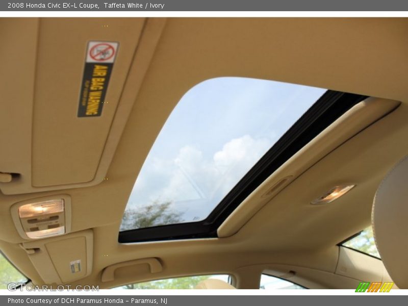 Taffeta White / Ivory 2008 Honda Civic EX-L Coupe